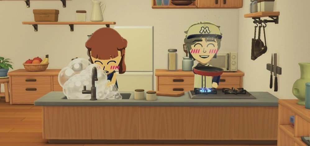 brokencider's tweet photo. Canon :3. Dokyeom bagian masak, aku bagian cuci piring. Inilah mymine. ❤️‍🩹 https://t.co/UZW0q8dvef