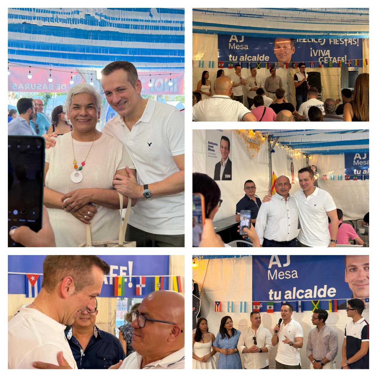 AJMesaGarrido's tweet photo. Nuestra caseta acogió el ya tradicional encuentro de nuevos madrileños, con la presencia del diputado @gustavoeustache

Pudimos hablar de las trascendentales elecciones de hoy en Colombia, donde están en juego la libertad y el progreso frente a los populismos que tanto daño han hecho.

¡Gracias a todos por acompañarnos!
@NMadrilenosPP
@cmcervantesg
