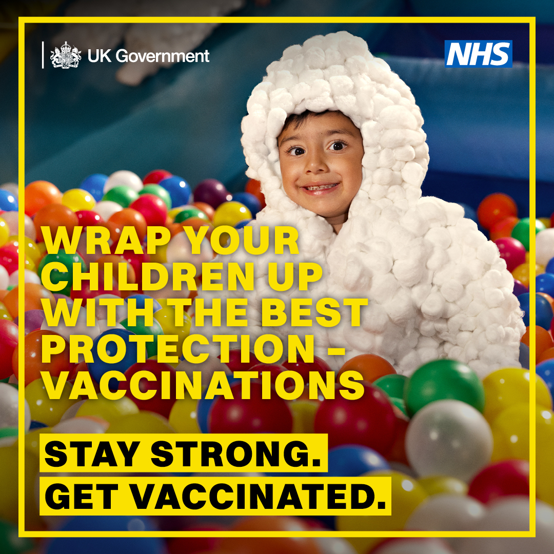 NHSCandM's tweet photo. Illnesses such as measles and whooping cough can be serious. Vaccinating your child can help protect them and others.

To check if they are missing any vaccines, look in their red book or speak to your GP practice.
https://t.co/1yy6TeGtwZ https://t.co/Pu3mi7hPkY