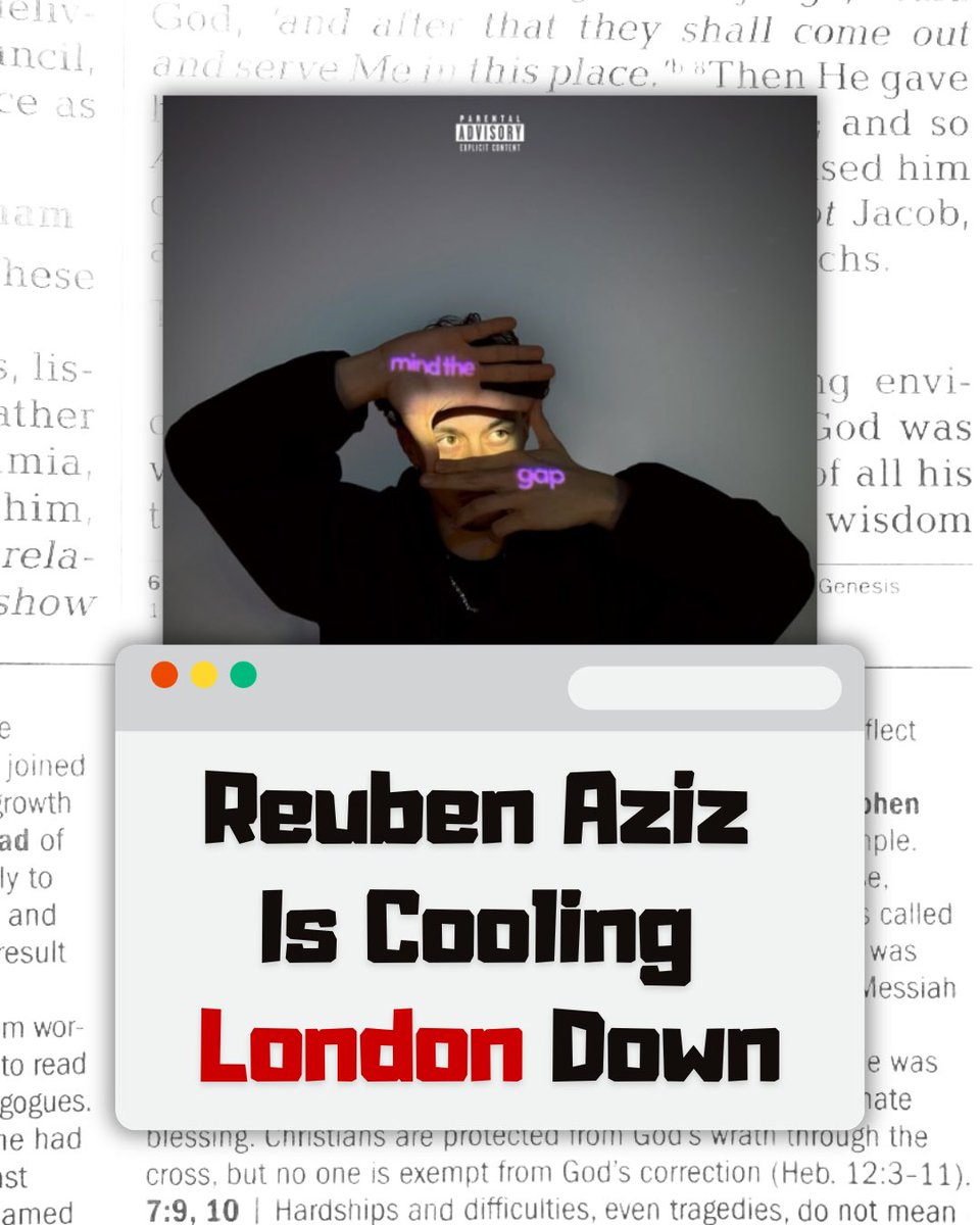 JacksonLi13JH's tweet photo. @reubenazizzz is cooling London city down with his brand new album, mind the gap, a brilliant display of his versatility and world-building https://t.co/K17gX67egJ