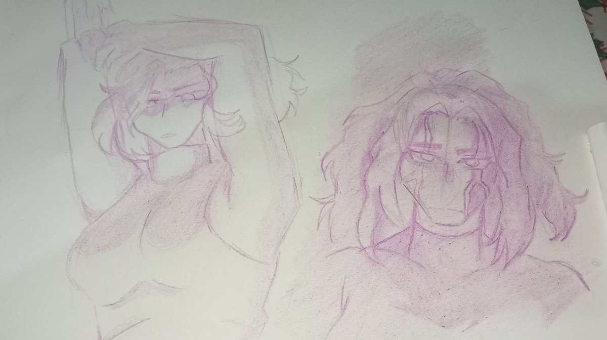 artcookie68's tweet photo. Drew some Lady Nagant and Momo since I'm bored asf #Ladynagant #Momo #Mha https://t.co/uJkh5eOwYN