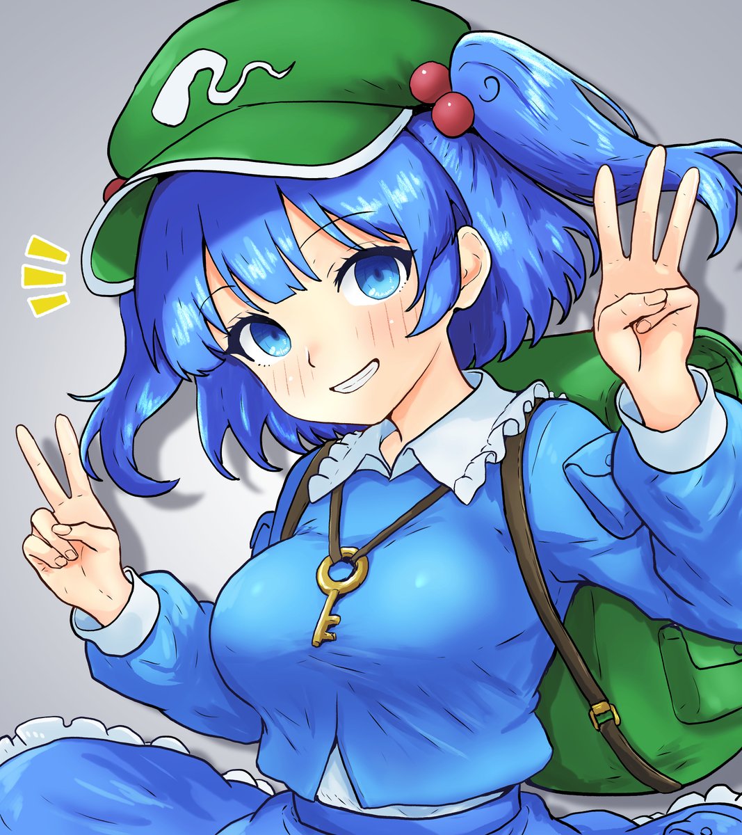 #今月描いた絵を晒そう
にとりちゃんで同人誌を作って頒布しました 