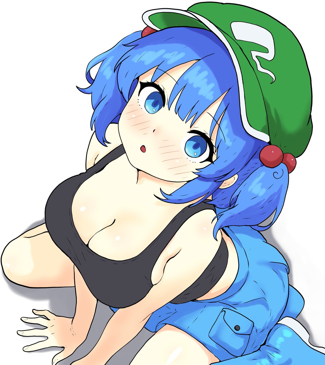 #今月描いた絵を晒そう
にとりちゃんで同人誌を作って頒布しました 