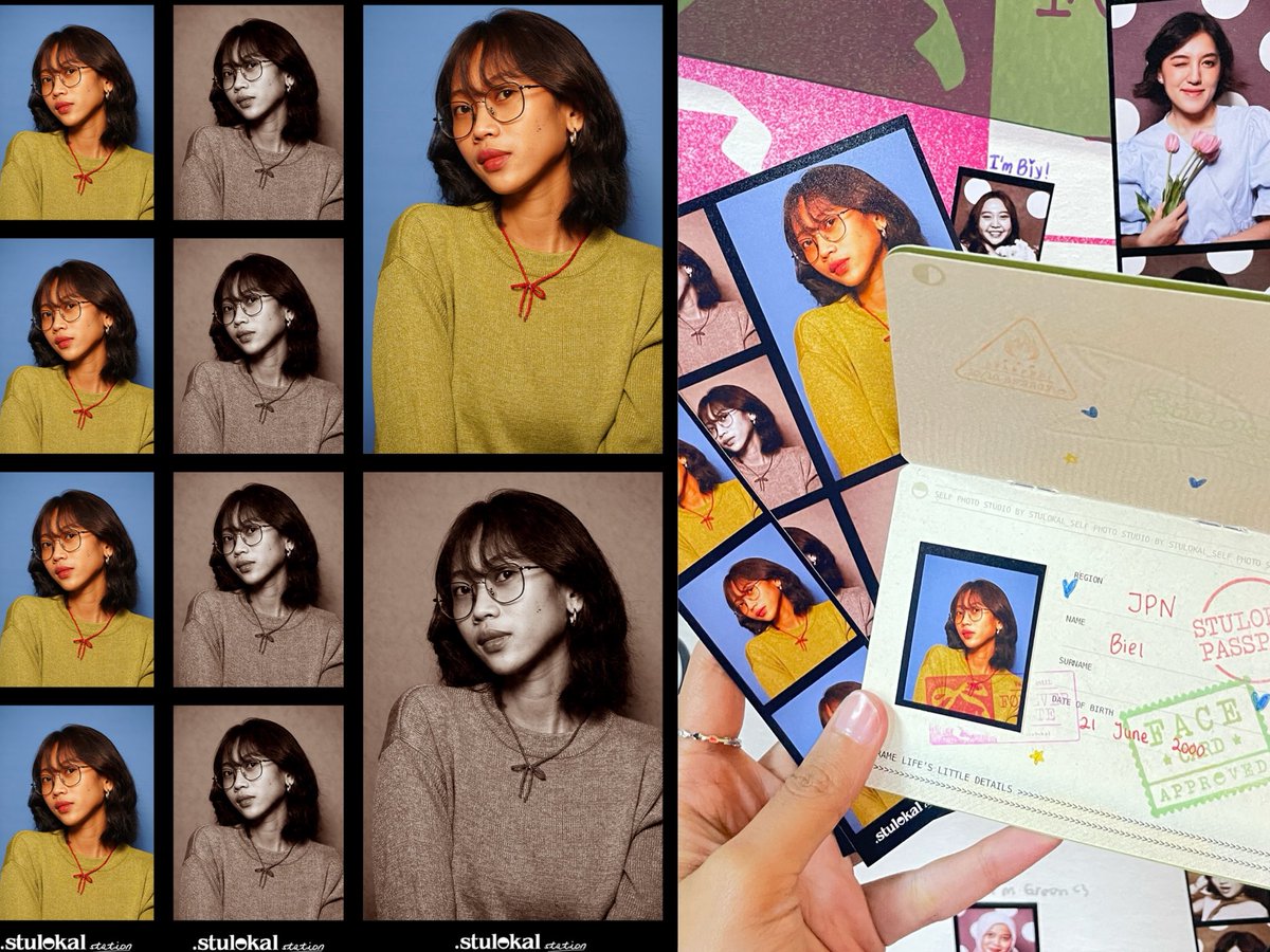 bielbiey's tweet photo. Pengalaman photobooth tergemas di @stulokal 🍀💖💐

Dapet passport lucu, dan bisa di stamp sesuka hati, kualitas fotonya HD banget+ kakak-kakaknya super ramah💖 

Snap it,stamp it, get issued! 

📍Stulokal - MRT Cipete Tuku Raya (near exit D/A) https://t.co/V5w7Jc8gTP
