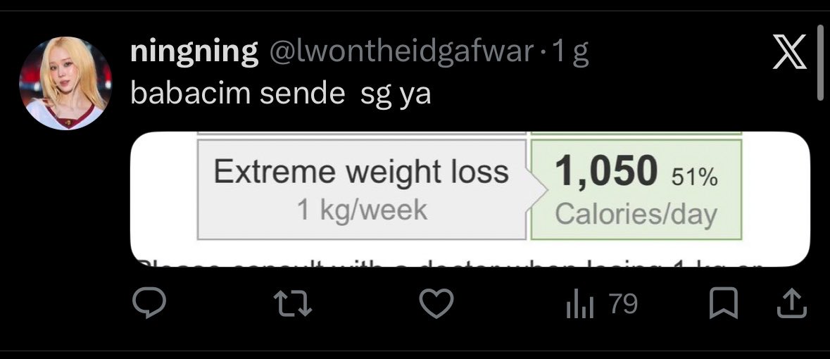 fullaheadvortex's tweet photo. @lwontheidgafwar extreme weight loss 1000 kcal aq sövdüğün kızın da 1200dür sen de çok zayıf değilsin sadece hastalıklı zihne sahipsin ewl 600 olana kadar seni edtwtde görmeyeyim hadi https://t.co/BCmAG6awfN