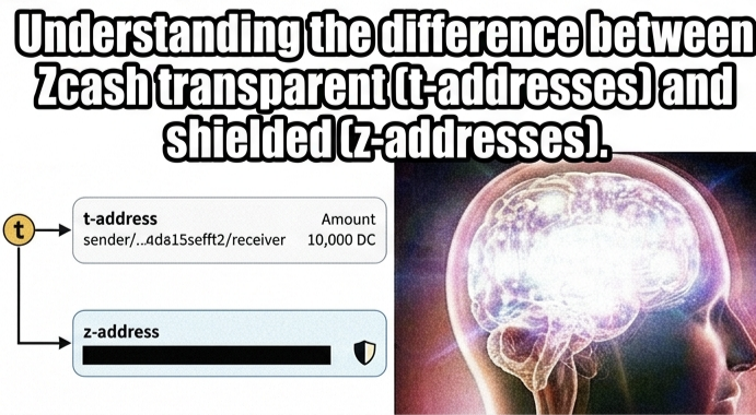 ZcashNigeria's tweet photo. Want a public record? Use a transparent transaction (just like Bitcoin).

Want total privacy? Use a shielded transaction to completely hide the sender, receiver, and amount.

​Your money, your choice. 🦓🛡️
#Zcash #Web3 #Zeme #Crypto #ZEC https://t.co/Sf9uYJeE61