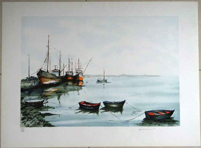 marieartcollec1's tweet photo. Discover this stunning signed lithograph by Jean-Pierre Laurent ✨ “The Lobster Fishermen” – a beautiful Breton fishing boats seascape from Finistère, Brittany.
→ https://t.co/kd3pwUO7sY
#BretonFishingBoats #BrittanySeascape #NauticalArt #CoastalDecor #MarineArt https://t.co/LN8LYjBdHl