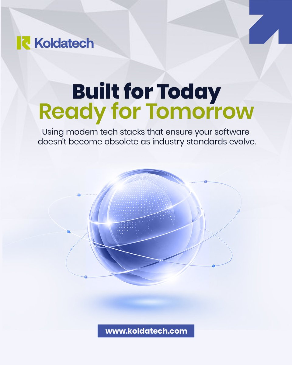 koldatech's tweet photo. Built for today. Ready for tomorrow.

Modern businesses move fast.
Your product should too.

At Koldatech Studio, we design and build scalable digital products that solve today’s challenges while preparing your business for future growth.

From SaaS platforms to AI-powered systems, we create experiences that stay relevant, flexible, and ready to evolve.

Because great products are not just launched.
They are engineered to grow.

#UIUX #SaaS #ProductDesign #WebDevelopment #MobileApps #Startup #Tech #DigitalTransformation #Koldatech