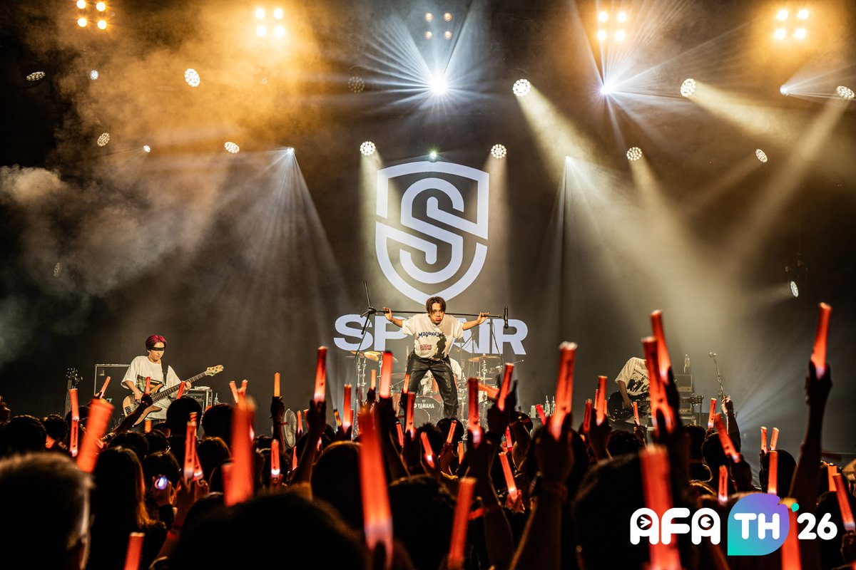 animefestasia's tweet photo. #AFATH26 @SPYAIRSTAFF SPYAIR brought the house down on Saturday night! 💥

From the very first riff, the crowd was on their feet, singing along to every anthem. Pure rock energy from beginning to end.

Watch the highlight and feel the adrenaline all over again. https://t.co/BbgxOS9eRS