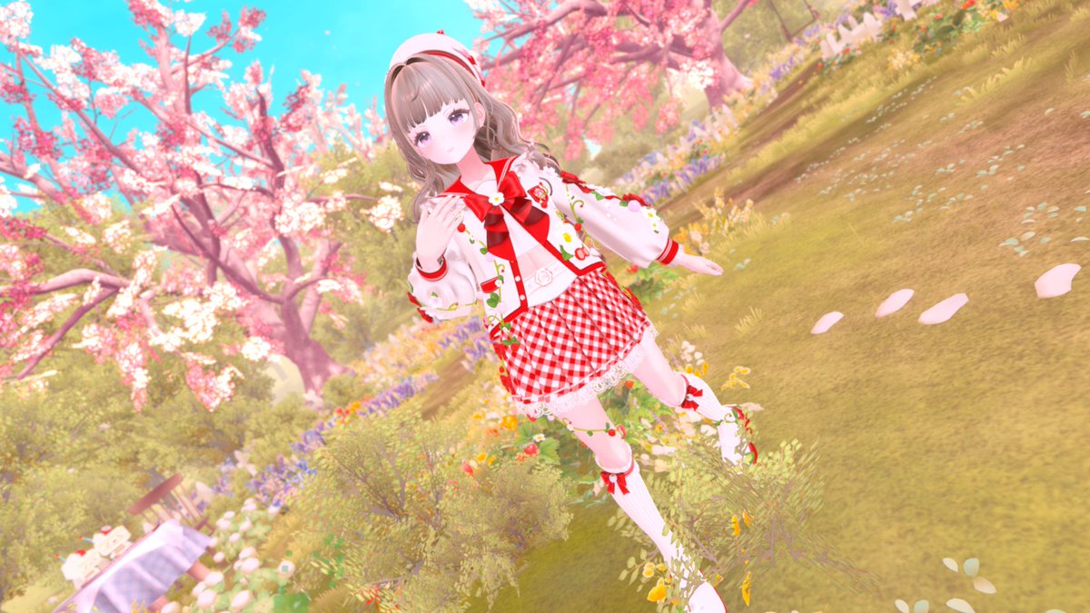 Mine_ch_'s tweet photo. #387SHOP 様のセール今日までです!
カラバリもあって、いちごとリボンがたっぷりの可愛いお洋服🍓今ならフルセット1500円、単品880円ですごくお安いですよ🫶
🔗https://t.co/OYVG7lorCB
#VRChat #Shinano3D https://t.co/jrhr8uDNcU