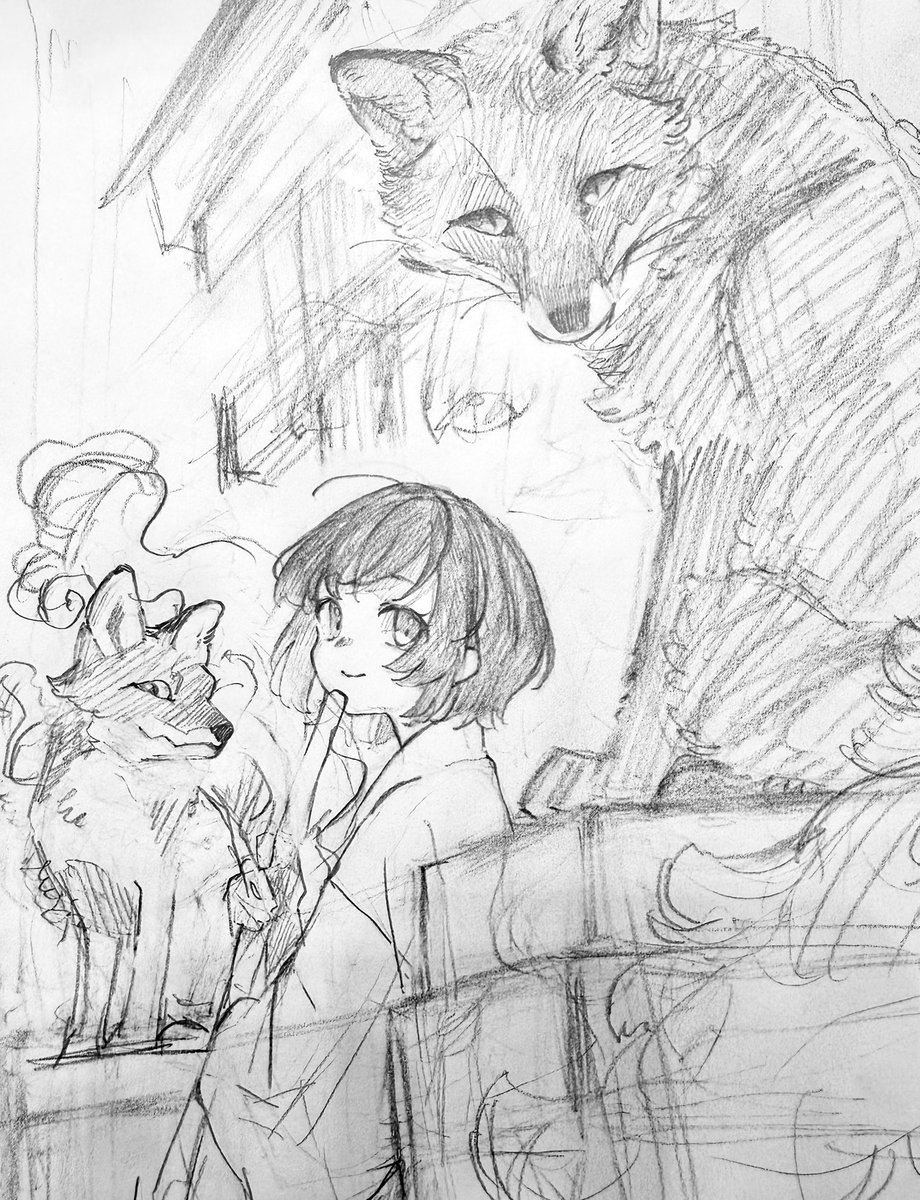 5月!ラフ〜下絵を量産した一ヶ月になりました!いろいろな展示会に向けて制作しています🌻🎨🦊🎆

 #今月描いた絵を晒そう 