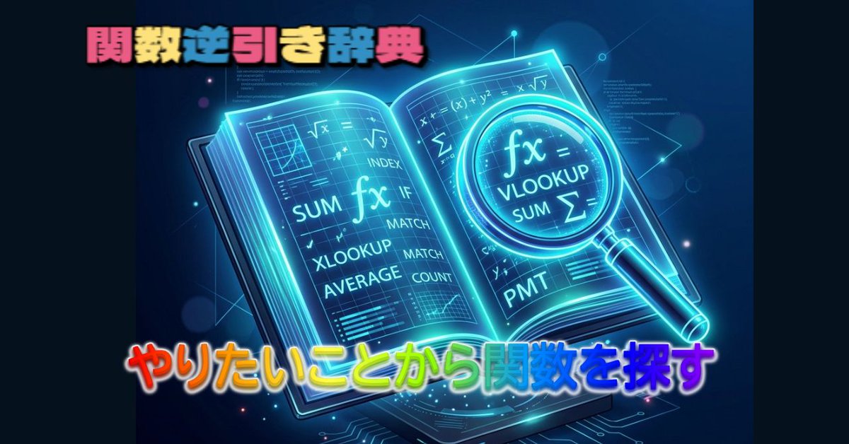 kokodanecom's tweet photo. 「別シートから探したい」「空白以外を数えたい」「右から3文字だけ取り出したい」
そんなふうに、やりたいことからExcel関数を探せます。
基本構文と使用例もカードで見られるので、関数名を忘れたときの確認にも便利です。
📷https://t.co/ZDXDwRVux9 https://t.co/uWi3r5RQKS