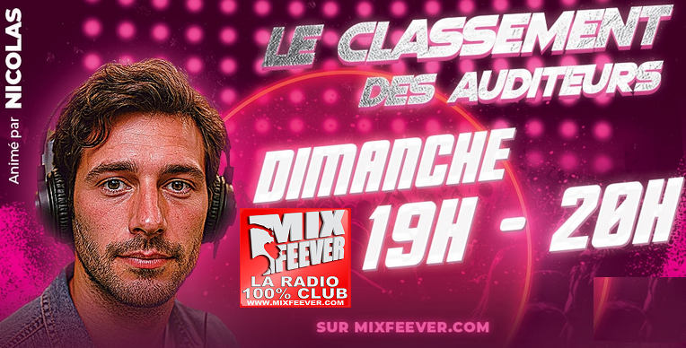 mixfeever's tweet photo. 🔥 Le Top 20 des Auditeurs 19h20h #MixFeever #Clubbing Le Top 20 MixFeever 19h20h avec Nicolas🙂
https://t.co/7CyXEUbNTf https://t.co/P9KE0uNFHr