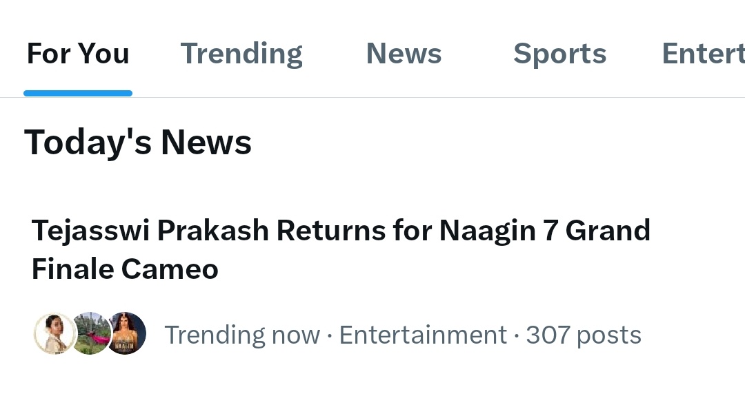 TejasswikiOFC's tweet photo. She started trending already 🥹♥️
#TejasswiPrakash @itsmetejasswi
#Naagin7 #Naagin6 #Pratha #Pragati https://t.co/jiepKr3lYN