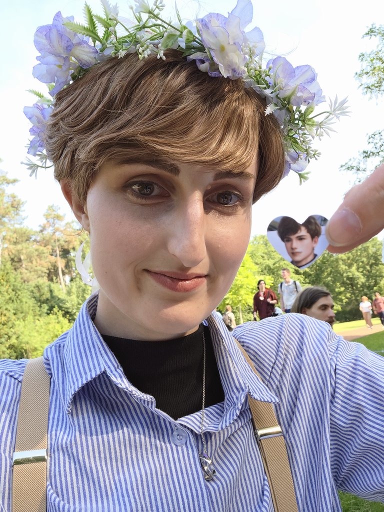 sugyeongie's tweet photo. omg i'm lateee, i cosplayed jeremiah yesterday and didn't notice it was his birthday 🥹😭

#HappyBirthdayJeremiah #OurSunshineJeremiah #FlowerBoyDay3005 https://t.co/Nlql471VwH