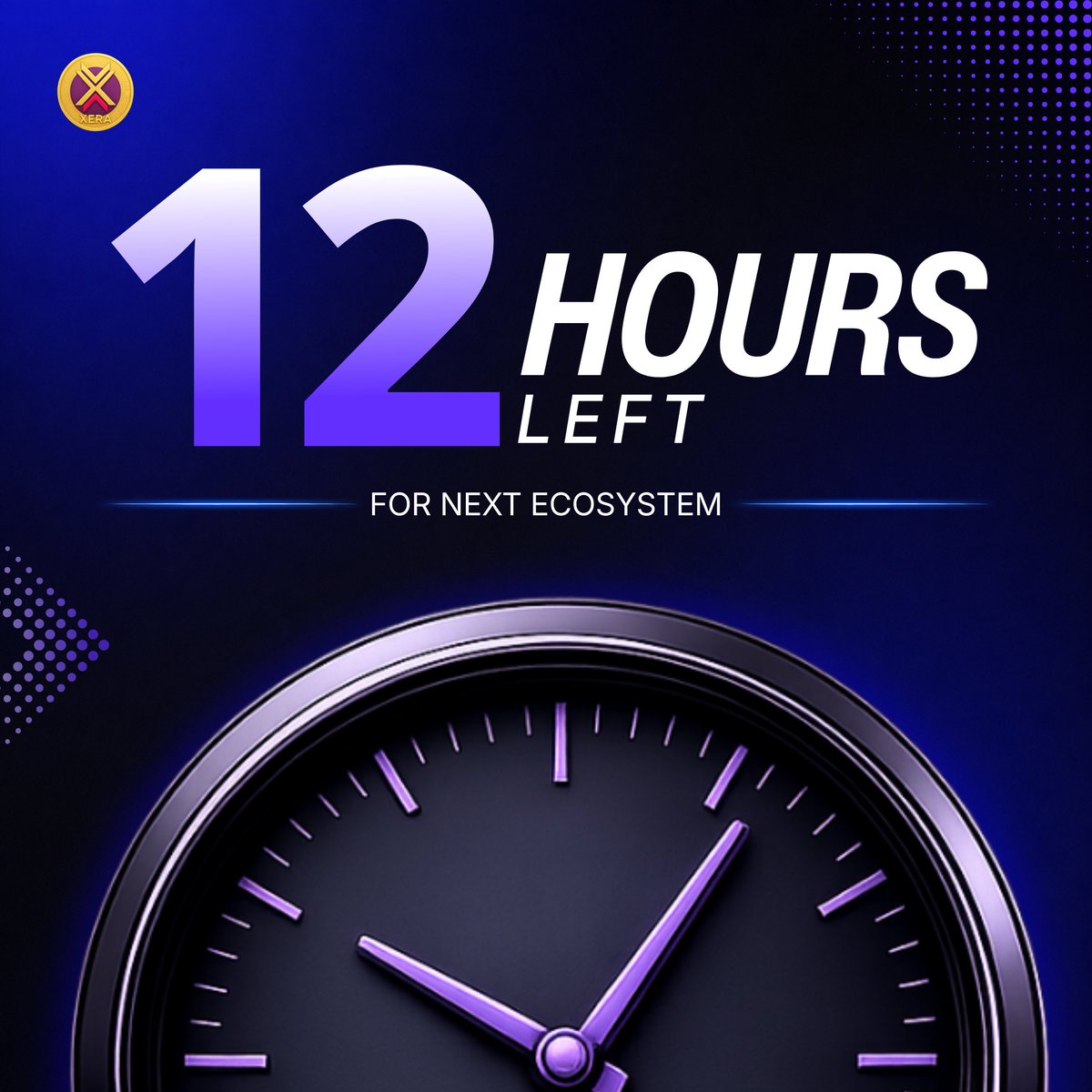 luxera31's tweet photo. ⏳ 12 HOURS REMAINING ⏳

The countdown is nearly complete! 👑

In just a few hours, the next XERA expansion goes live, bringing a new phase of ecosystem activity, distribution, and community growth! ⚡

💰 17,425 XERA distributed daily!
🎁 More rewards and opportunities!
🌍 Wider ecosystem participation!
🔥 New mining pool activation!

The momentum is building! 📈

The community is ready! 👩‍👩‍👧

The next chapter starts soon! 🚀

See you on June 1st! 👑

#Crypto #Web3