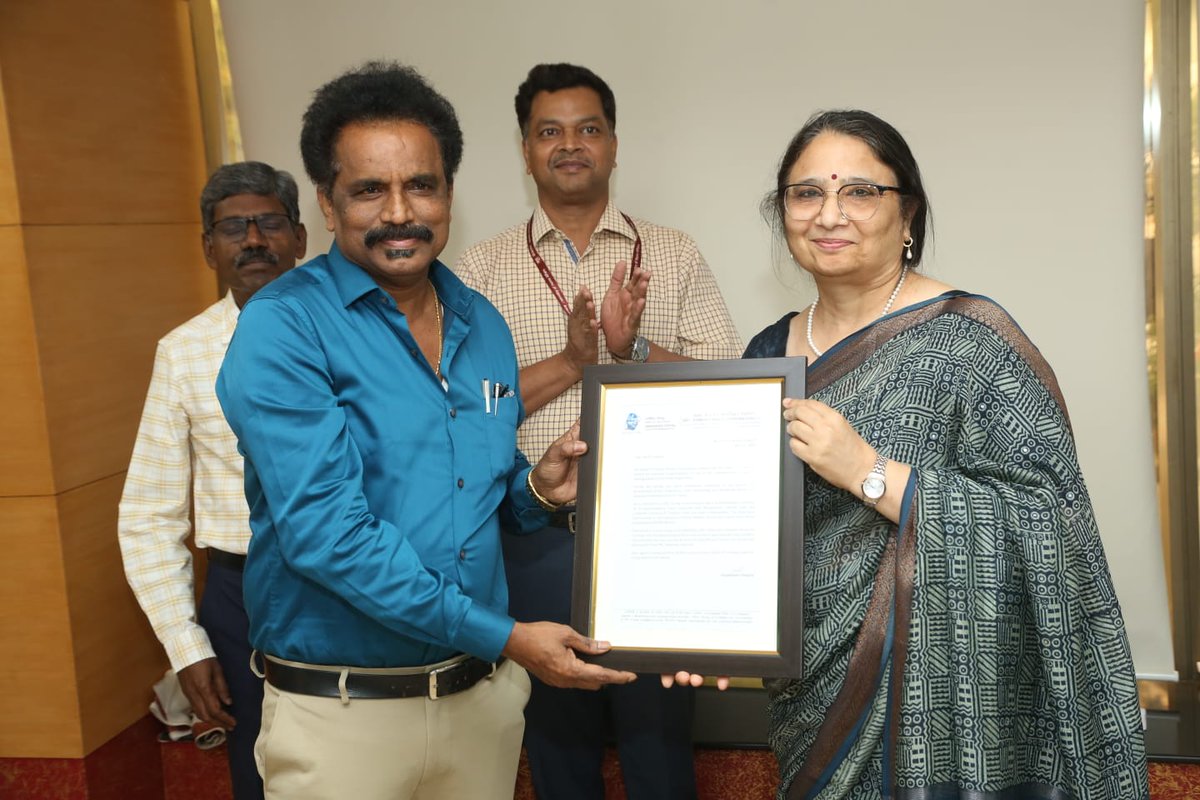 pfclindia's tweet photo. Honouring a Legacy of Service

PFC extends heartfelt gratitude and best wishes to Shri G. Jawahar, Executive Director (HR); Shri S. Srinivasa Rao, Chief General Manager (PR); Shri K. Yadaiah, Chief General Manager (PF, Gratuity & Other Superannuation Trust); and Shri Pradeep Kumar, Officer (Salary & Establishment), on their superannuation.

Their dedication, professionalism, and invaluable contributions have significantly contributed to PFC's growth and success. Under Shri S. Srinivasa Rao's leadership in corporate communications and public relations, PFC's visibility has been enhanced, and stakeholder engagement strengthened over three decades.

As they start a new chapter, we wish them good health, happiness, and fulfilment. Their contributions and legacy will always be a cherished part of the PFC family.

Thank you for your years of exemplary service.

#PFCIndia #Farewell #Retirement #LegacyOfService #PFCFamily