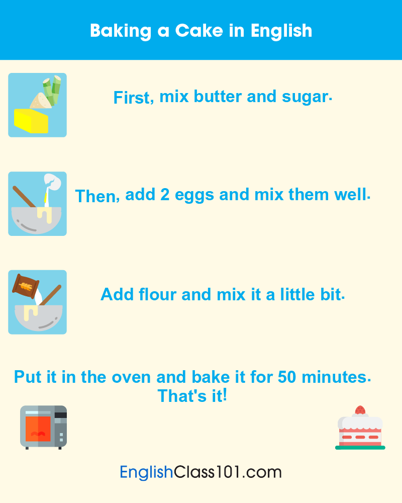 EnglishClass101's tweet photo. Quiz: Are you confident enough to name the basic cake ingredients in English? 🍰👇Comment your answers below. P.S. Start studying FREE today: https://t.co/ZA3zSZRsnB https://t.co/Z2P79bJIAD