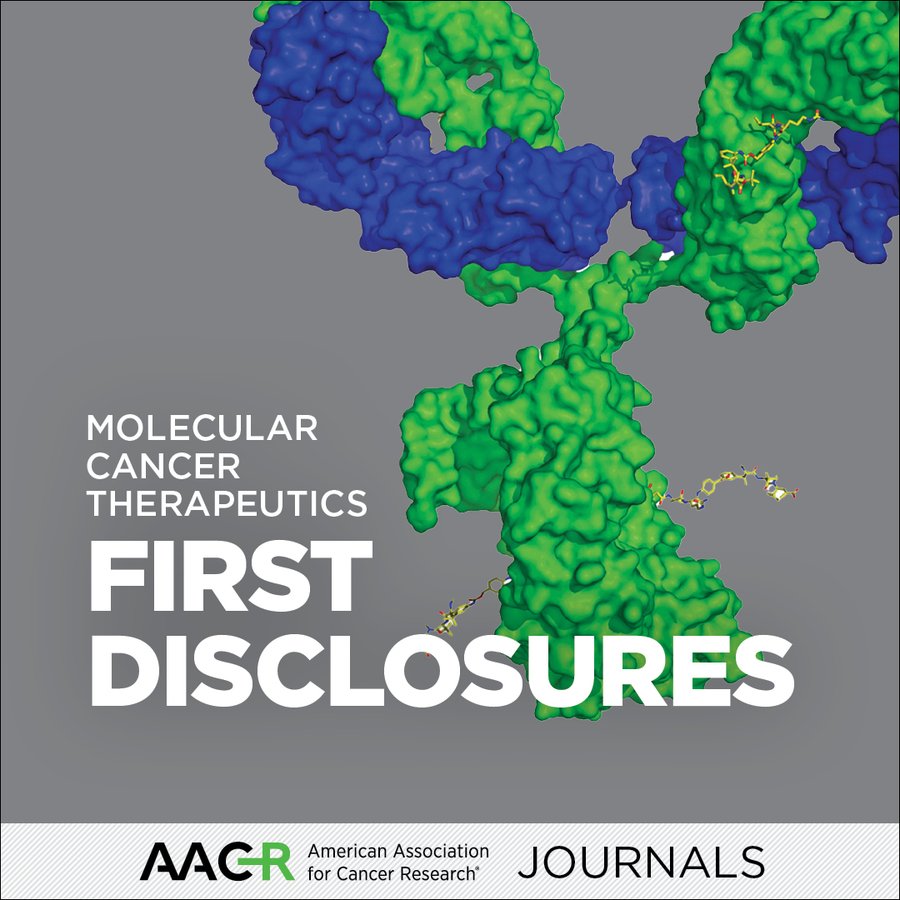 MCT_AACR's tweet photo. Molecular Cancer Therapeutics highlights novel cancer therapies through its #FirstDisclosure article type. These articles present drugs for the first time in published literature. Check out recently published First Disclosures: https://t.co/YmZbAz1DFn #ASCO26 https://t.co/8gXgjQjBju