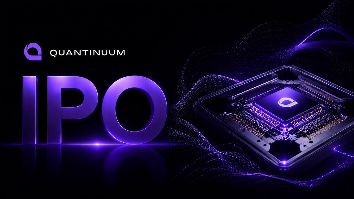 fintchone's tweet photo. ⚛️ New IPO: Quantinuum (#QNT)

A new IPO is now available in the Fintch app.

Quantinuum is the world's only full-stack quantum computing company. Formed in 2021 from Honeywell Quantum Solutions and Cambridge Quantum Computing. Headquartered in Broomfield, Colorado and Cambridge, UK. The largest traditional (non-SPAC) quantum IPO in history.

Bet on: Helios - 98-qubit trapped-ion processor with Quantum Volume exceeding 33.5M, surpassing the nearest competitor by 16,000x + only company with full hardware + software + applications stack (TKET, InQuanto, Nexus) + "Level 2 Resilient" quantum computer with Microsoft - 12 logical qubits at 2-in-1,000 error rate + $100M CHIPS Act grant (May 2026) + $677M cash + 500+ quantum patents + Defiance Quantum ETF +73% in the year prior to listing.

📊 Key terms
- Price range: $45-50 per Class A share
- Shares offered: ~21,050,000 Class A
- Gross proceeds: $947M-$1.053B
- Market cap: ~$12.7B at top of range
- Exchange: Nasdaq | Ticker: QNT
- Pricing: June 3, 2026 | Trading: June 4, 2026
- Lock-up: 93 days
💰 Financials
- FY2025 revenue: $30.9M (+34% YoY) | net loss: $192.6M (widening)

- Q1 2026 revenue: $5.2M | net loss: $136.6M

- Q1 2026 bookings: $1.3M (vs $1.9M in Q1 2025 - declining)
- Valuation: 411x revenue - one of the most extreme multiples in this IPO wave
- Last private round: Series B+ (Sep 2025) at $10B pre-money
🎯 Thesis
Trapped-ion architecture delivers higher gate fidelity and lower noise than superconducting systems (IBM, Google). Quantum market: $1.3-2.5B today → $40-65B by 2030. QNT is the single most significant near-term catalyst for the entire quantum basket - a successful pricing re-rates the sector. Revenue is lumpy by design; this is a long-duration category bet. Most direct comparable: IonQ (IONQ, ~$6.5B). Key risk: widening losses, 411x multiple, no commercial quantum advantage demonstrated yet.
🏛️ Co-lead bookrunners:
J.P. Morgan, Morgan Stanley. Active: Jefferies, Evercore ISI. Joint: BofA Securities, UBS Investment Bank.

📅 Deadline: June 3, 2026 (inclusive)
📲 Explore the deal in the Fintch app:
https://t.co/CqMT1GPNnI