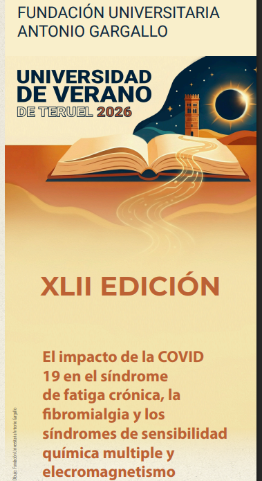 Fundacio12Maig's tweet photo. "El impacto de la COVID 19 en el síndrome de fatiga crónica, la fibromialgia y los síndromes de sensibilidad química múltiple y electromagnetismo"
🏛️💻Curs de la Universidad de Verano de Teruel
📰 ✍ Programa complet i inscripcions:
🔗https://t.co/Kb9GnYajEX https://t.co/KFtyPOMRni
