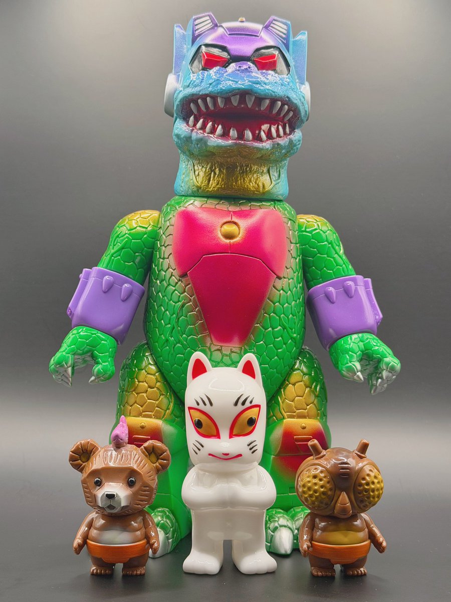 rhythm of life 気合ダイナソー🦖 稲荷キッド🦊 コバエもん🪰 鮭カブト