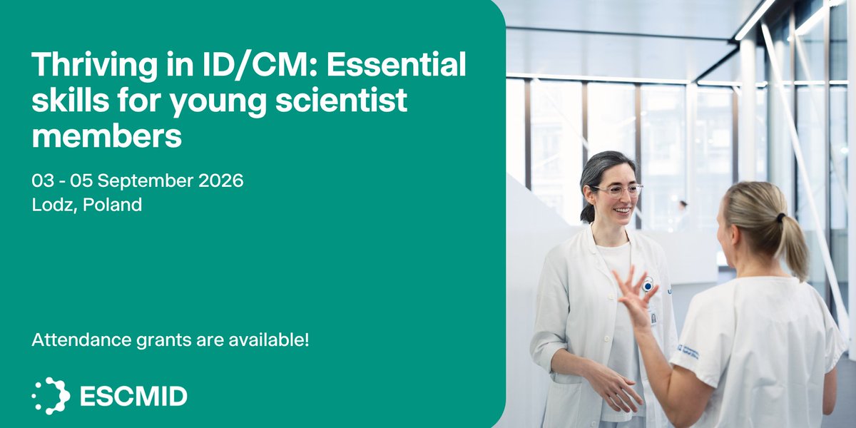 ESCMID's tweet photo. This onsite course addresses real-world needs for early-career professionals in ID/CM. The programme emphasises hands-on learning through workshops, group activities, and case-based discussions. Kick start your career development with this course! 
💡 https://t.co/muCIcjLabp https://t.co/rigExJvtvb