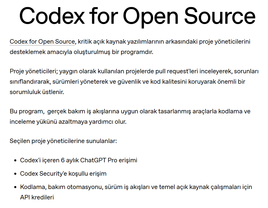 yigitech's tweet photo. 1.200 USD değerindeki ChatGPT Pro'yu ücretsiz alabilirsiniz

GitHub'da public olan bir repo yeterli, repo'yu yönetmeniz veya sahibi olmanız gerekiyor

Başvuru: https://t.co/zmVWQL6P7i https://t.co/F0BlXa9At7