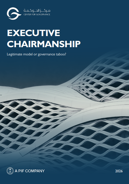 CFG_Saudi's tweet photo. Should the Chair combine board leadership with executive responsibilities? This remains one of the most contested questions in modern corporate governance.

In the United States, such arrangements are relatively common, whether through a combined Chair and CEO structure or an Executive Chair. In contrast, the United Kingdom and much of Europe strongly discourage, and in some cases prohibit, any blending of chair and executive authority in order to preserve independent oversight.

The latest report from the Center for Governance examines the Executive Chair structure in depth. Within this hybrid arrangement, the Chair retains formal responsibility for leading the board whilst also assuming clearly defined executive functions.

Contrary to much conventional wisdom, the evidence suggests that this structure can add meaningful value in specific contexts, particularly during leadership transitions, major organizational transformations, or periods of crisis, when continuity, credibility and experienced oversight are critical.

There are governance risks. The arrangement can concentrate authority and blur accountability between Chair and CEO if poorly designed. Strong safeguards are therefore essential, including precise role delineation, enhanced board independence and robust evaluation mechanisms.

But under the right conditions, Executive Chairmanship can represent a legitimate and effective option within the spectrum of chairmanship models.

For Saudi Arabia, the strategic question is whether a clearly specified and tightly governed Executive Chair framework could, in time, be accommodated within its Corporate Governance Regulations.

Read the full paper:
https://t.co/qzVLNRfU0j

Register today to stay informed about our newest publications and updates:
https://t.co/R5r65O6l7k