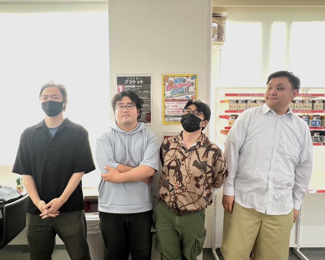 hareruya_sendai's tweet photo. 【イベント情報】#晴れる屋仙台店
13時から開始の第39期東北王決定戦～モダン～は全試合終了しました☀

Top4、そして優勝はこちらのお客様✨
おめでとうございます🎉
晴れる屋ポイントと優勝者には東北王の称号を贈呈🎁

長時間イベントみなさまおつかれさまでした☕ https://t.co/Dq22kCKumO
