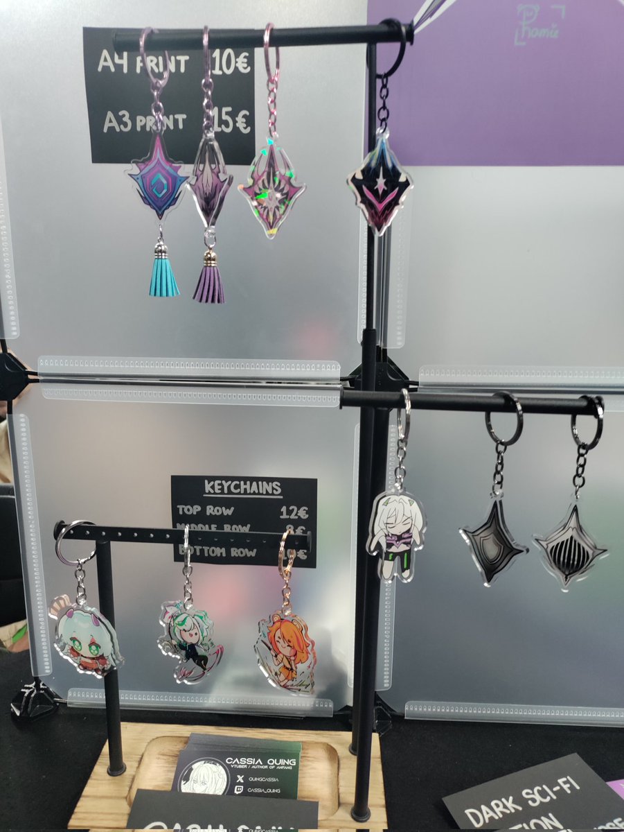 QuingCassia's tweet photo. Dokomi day 3 is happening right now and I'm so excited!!

Offering Buy 1 get 1 Free for prints and keychains at booth 10H20 at DoKomi! 🙏 https://t.co/aU1fZkziB0