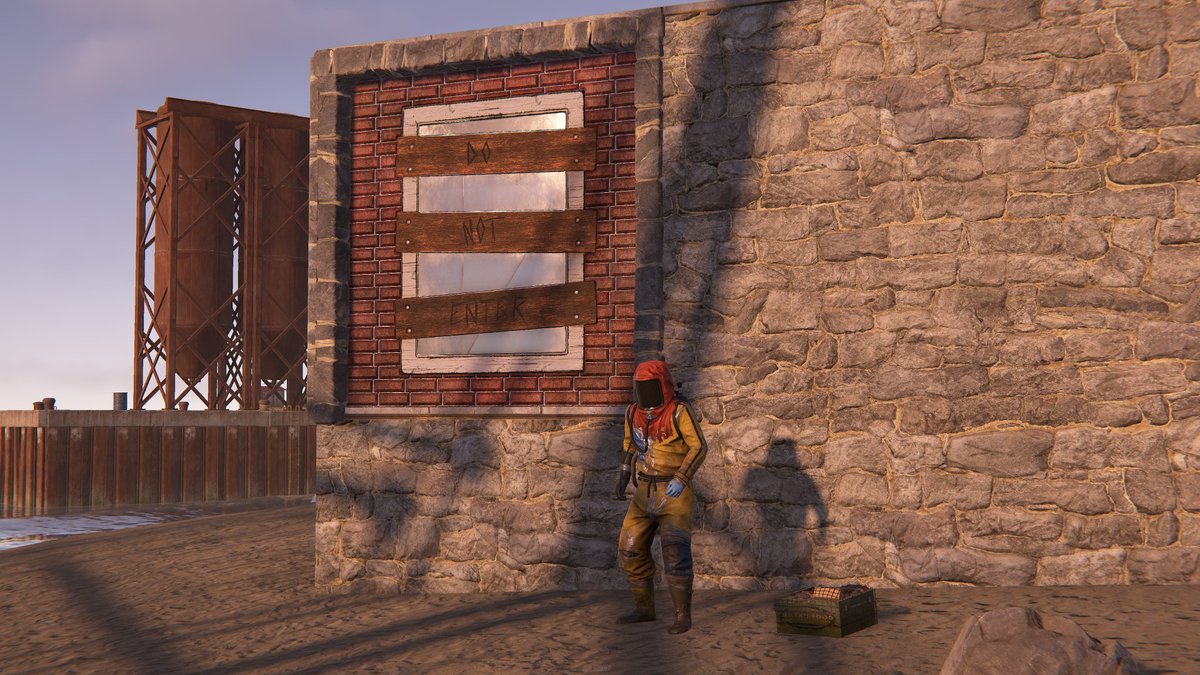 imorstn's tweet photo. Hello everyone!
I hope y'all doing well,
It's actually  been a while..
Here is my new skin:
"Derelict Garage Door"
Link:
https://t.co/pV9zDG5OuN

@gerrmanman @Helkus @HedgesnVideos @RustItemStore @playrust https://t.co/fSmU8rQB15