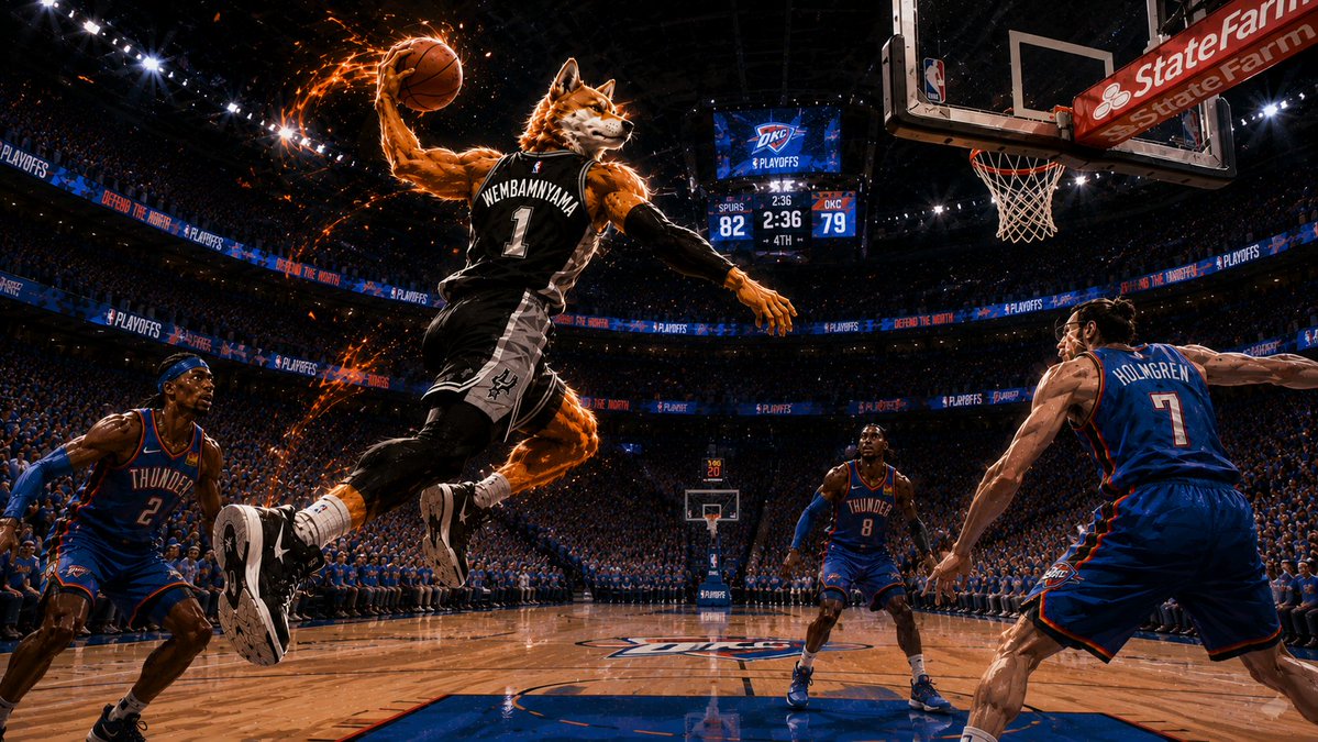 Bam_on_sol's tweet photo. GBam ❗️❗️❗️

There will be a @bonk_inu meme dog playing for the @spurs in the @NBA finals

So happy for the @nyknicks too, they really deserve it

May the best team win this championship 🫶

Let's (Wem)BAM(nyama) 💥 https://t.co/OveUKiuLqs