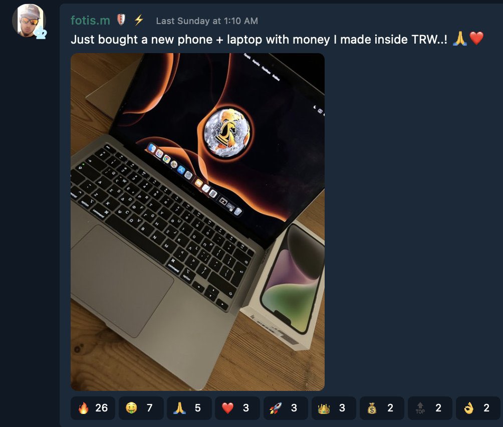 TheRealWor23026's tweet photo. Easiest WAY TO MAKE MONEY ONLINE 

honestly if your not inside trw your missing out on so many opportunities 

You can literally sit on your laptop and print 💰 and learn 🧠 + have your own freedom with it 

https://t.co/bX6Hiwx5aB https://t.co/pf7H2pAVY5