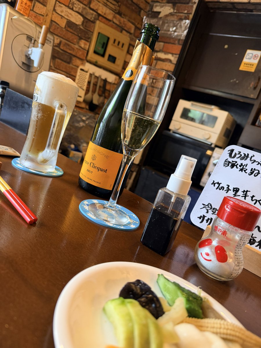 binmara110's tweet photo. 今日も朝から飲んでたけど夜はリクエストで��野中華になりました😋

��には久しぶりに来た🍺 https://t.co/PUIVZlRpnX