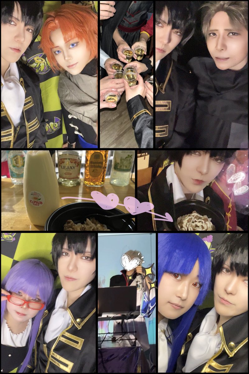 izuru_iz's tweet photo. #エムパ
⚠︎ねつ造表現有

最高メンツと銀色の思い出💭
うきょ時さん（中の人）ﾊﾋﾟﾊﾞ🎂✨

親方…！アニクラにマヨネーズが…！🥚 https://t.co/InHoqAls8F
