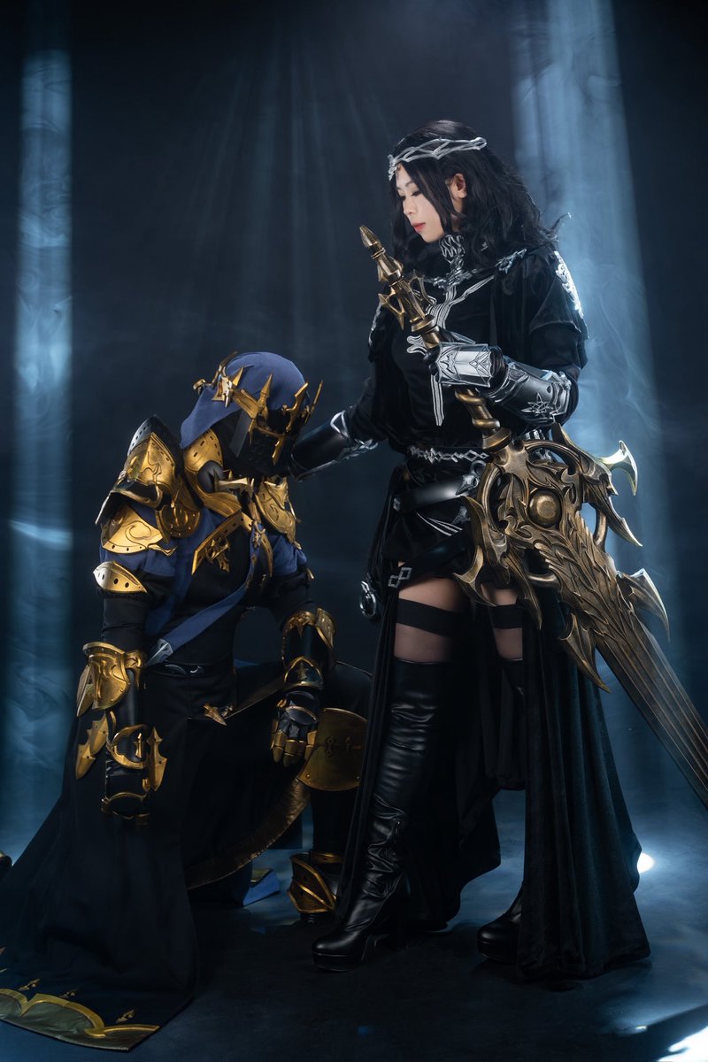 hunje1031's tweet photo. FINAL FANTASY XIV
Dark knights

P. @Reminisce22

Wol.  @UL_Deptis
Fray. @hunje1031

#FFXIV #FinalFantasyXIV #FF14cos #ffxivcosplay https://t.co/xImdVPjJcA