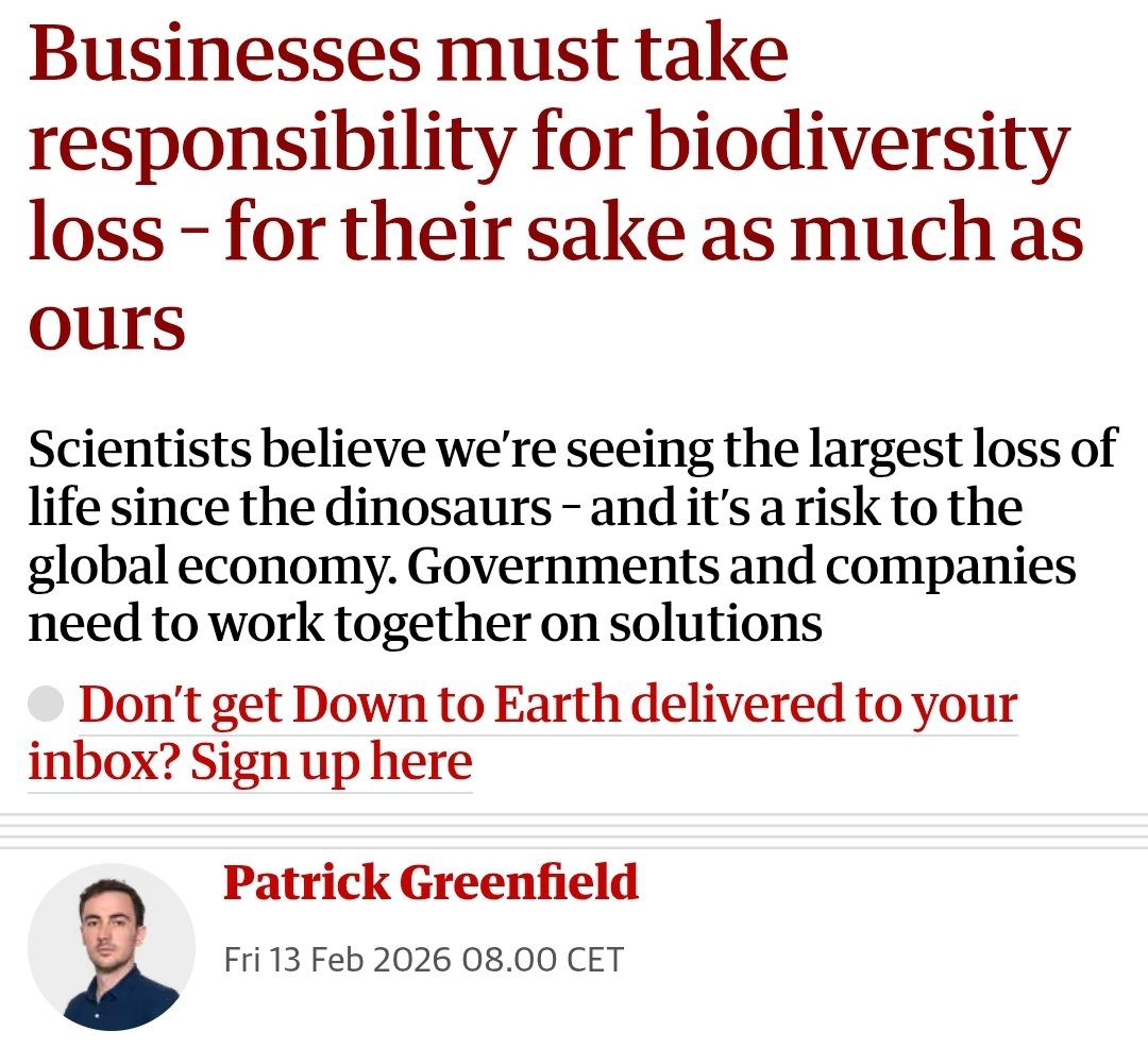 ClimateBen's tweet photo. TRANSLATION:  by destroying biodiversity, the global economy - dominated by corporations that control governments - has set up most species &amp; itself for extinction (scientific consensus, IPBES 2024) https://t.co/98NO5mI78A