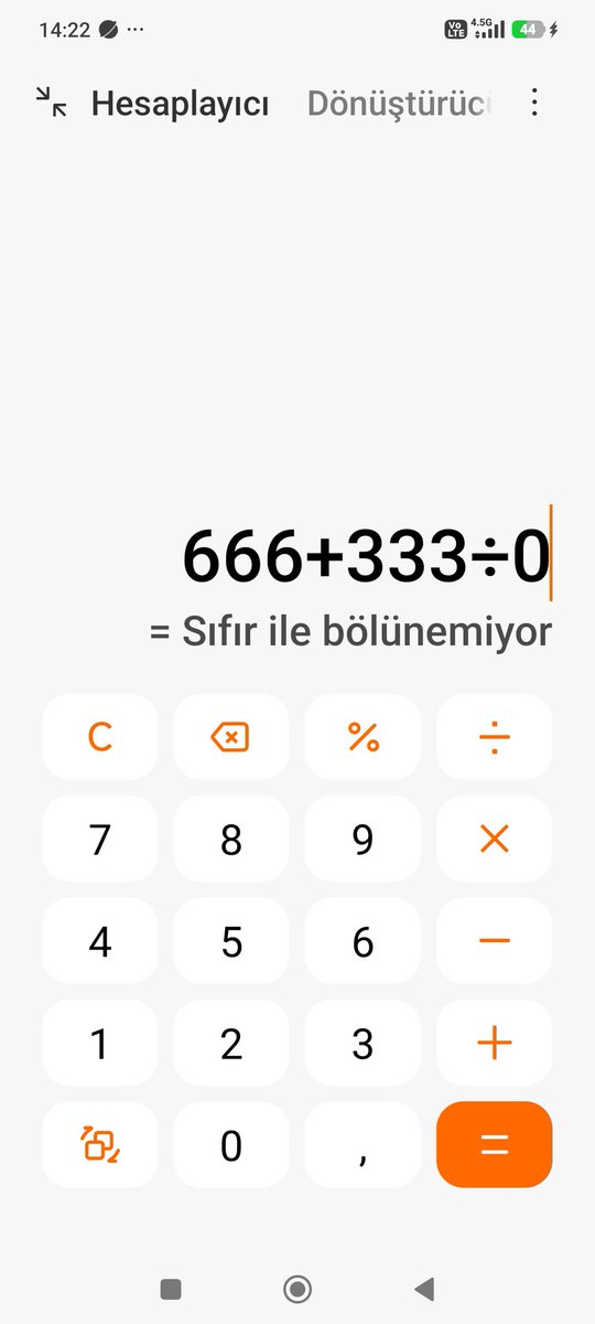 MustiAy3's tweet photo. @zafer_carlos Denendi Hesap makinesi eror... https://t.co/Bs3133It5K