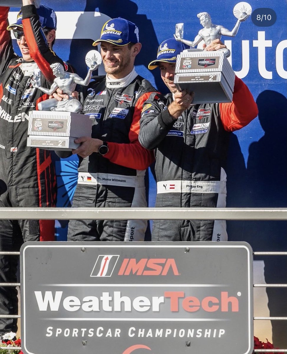 jloth573's tweet photo. Mega Marco Wittmann takes his 4th podium of an impressive 2026 season in Detroit. A win is just around the corner🤞:

🥈 DTM Red Bull Ring race 2 🇦🇹
🥉 IMSA Laguna Seca 🇺🇸
🥉 DTM Zandvoort race 2 🇳🇱
🥈 IMSA Detroit 🇺🇸

#DTM #IMSA https://t.co/JGeqjfJqYm