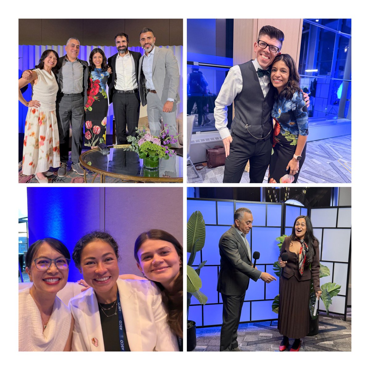 CathyEngMD's tweet photo. So much fun last night! 🙏🏻 @OncBrothers for inviting us to discuss #GI updates #ASCO26. Followed by interviews from the next generation of 🤩 #oncologists. @rachnatshroff @GIcancerDoc @CJMcCollum @BernabeCarolina #ShrutiPatel. Had to make fun of my BFF @GIcancerDoc 😂 https://t.co/4bYsNS0WAj