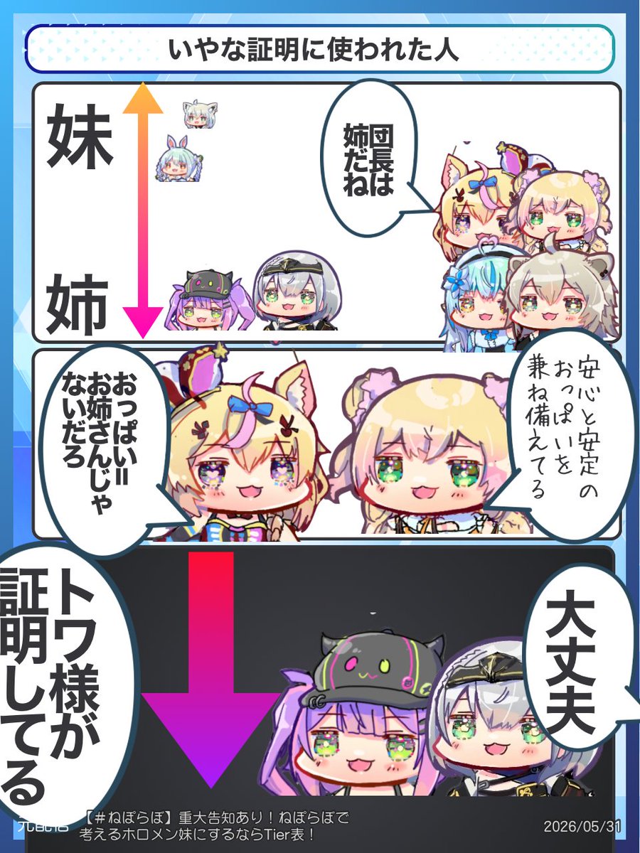 じゃんき〜ぽてと|ホロライブ2コマ漫画 tweet media