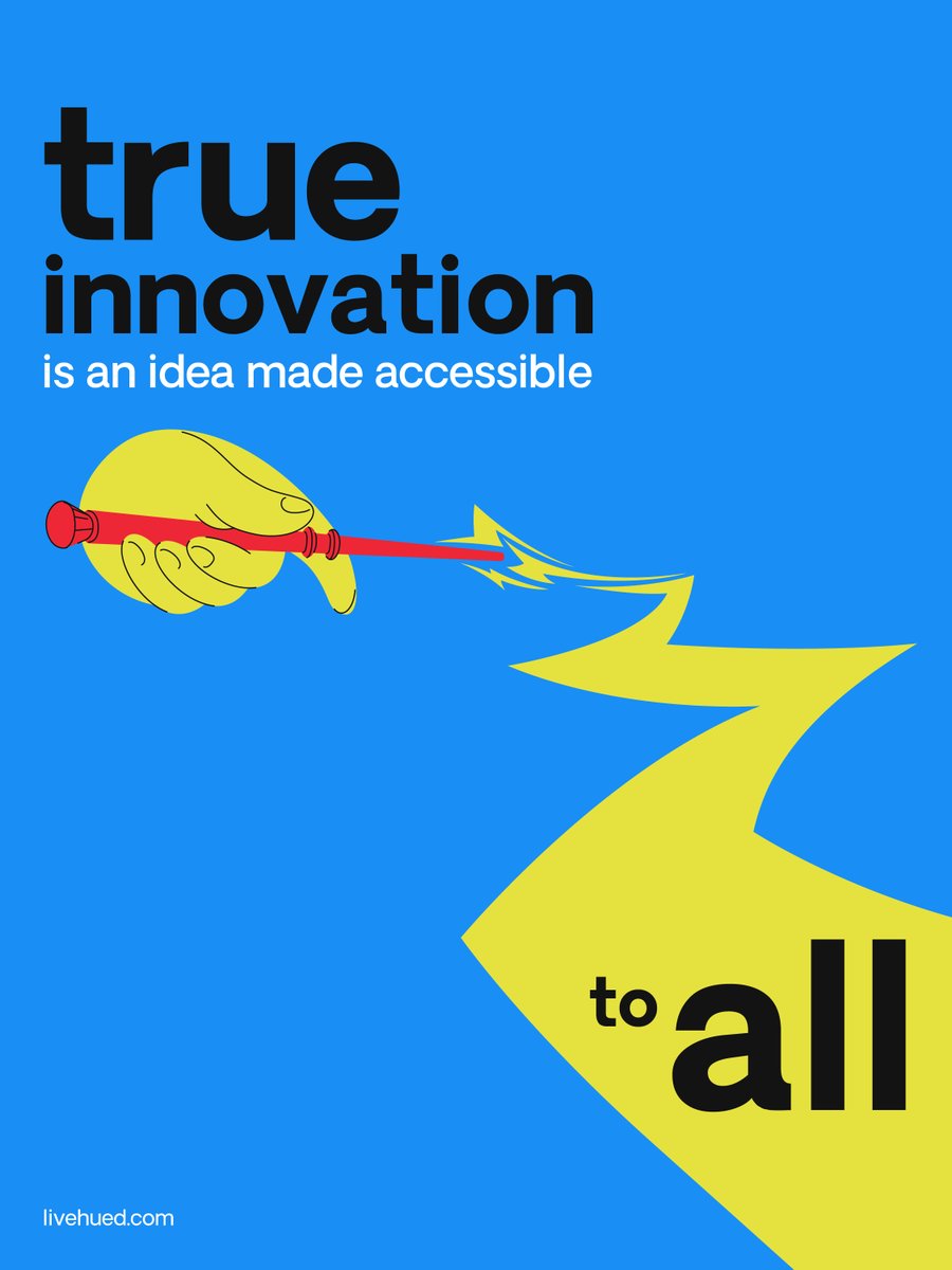 LIVEHUED's tweet photo. Let us remember that true #innovation embraces human diversity and transforms experiences into inclusive spaces for everyone.

Accessibility is not an added feature—it is the foundation of every successful experience. 🪄🪄

#HUED https://t.co/lInQByMapZ