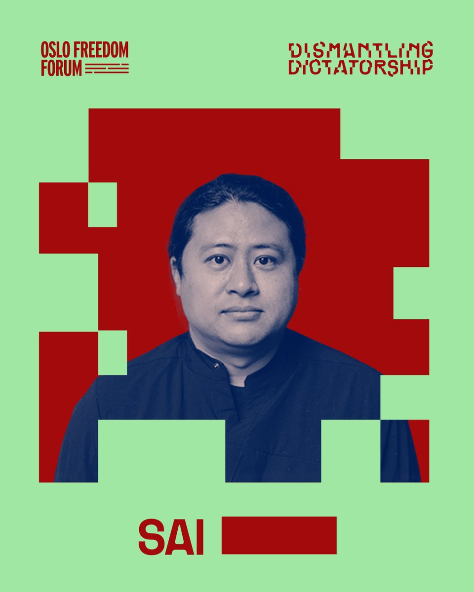 OsloFF's tweet photo. The Human Rights Foundation is pleased to announce the recipients of the 2026 Václav Havel International Prize for Creative Dissent: Chinese contemporary artist and prisoner of conscience Gao Zhen, and Burmese dissident artist and curator Sai ██.

This year’s laureates will be recognized during a ceremony at the 2026 Oslo Freedom Forum in Oslo, Norway. The prize will be presented to the recipients by Richard Gere, an acclaimed actor, humanitarian, and philanthropist who serves as the chair of the International Campaign for Tibet and founder of the @GereFoundation.