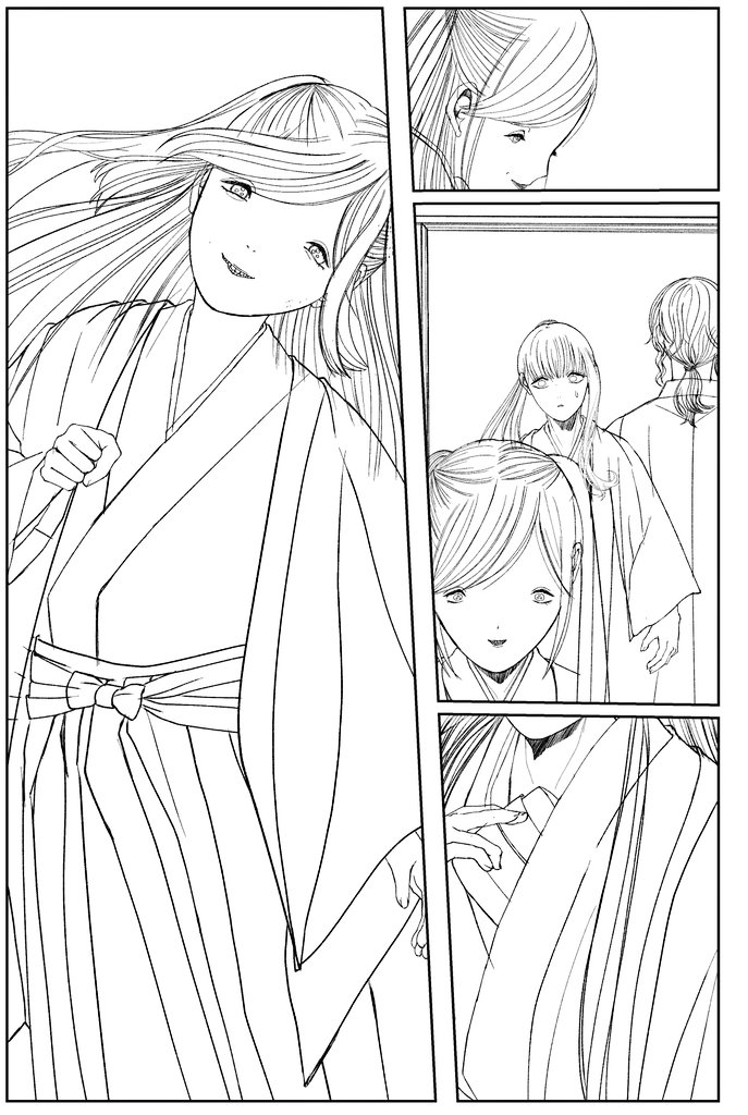 今月も今日で終わり…。5月は
自分なりに絵を頑張って描いたんじゃないかなって思います🤣✌
東くん、大丈夫ですか?の4話目もあと少し〜🐩💦
これは、まだ線画だけですが、
ベクターレイヤーを使っているのでもうちょっと線画の強弱を頑張りたいと思います。
トーン貼りもまだある……🧟♀️(笑)