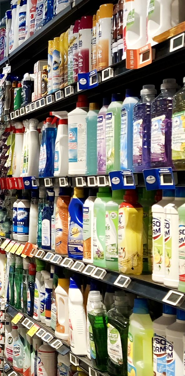 whatsontheshel1's tweet photo. Supermarket shelves full  of colors, bottles and labels, between organized chaos and modern art.

https://t.co/RvgcIvPrkt

#Supermarket #RetailDesign #Laundry #Aisle #Detergent #EverydayAesthetic #RetailPhotography #Cif #Ajax #Bref #Vanish #Lenor #Persil #Finish #Somat #Domestos https://t.co/0iO83WwPnU