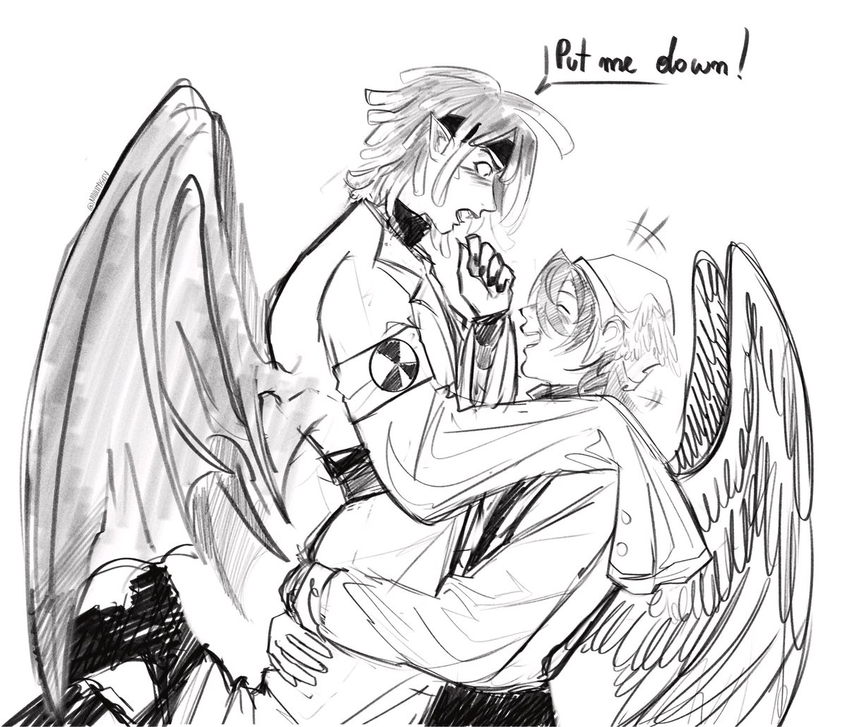 NihilityIsKey's tweet photo. Silly #naukosick sketch https://t.co/F8Wpb0V561