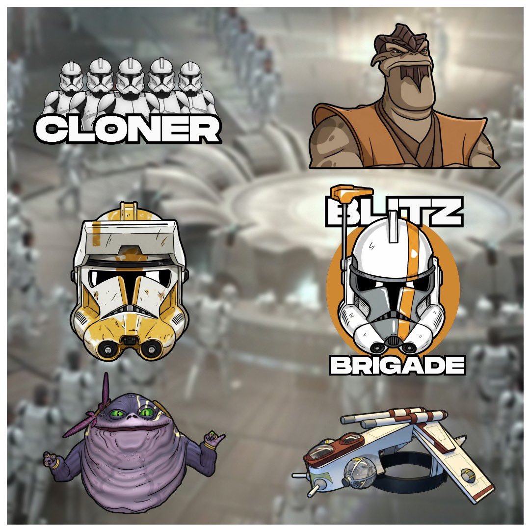 Blitz_YT's tweet photo. I’m very excited to show off the first batch of custom emojis for Blitz Transmissions! Each of these emojis has to do with the identity of Blitz Transmissions, from community memes to special moments!

#starwars #starwarsfan #starwarsnerd https://t.co/FHnX0dpUkq