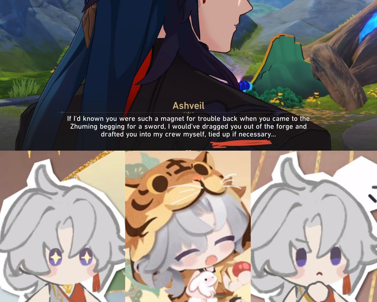 Rnhngville's tweet photo. Ashveil really tried to tie this little baby up and steal him from his beloved master WHAT IS WRONG WITH YOU 😭😭😭 https://t.co/t0TIN1qUWm