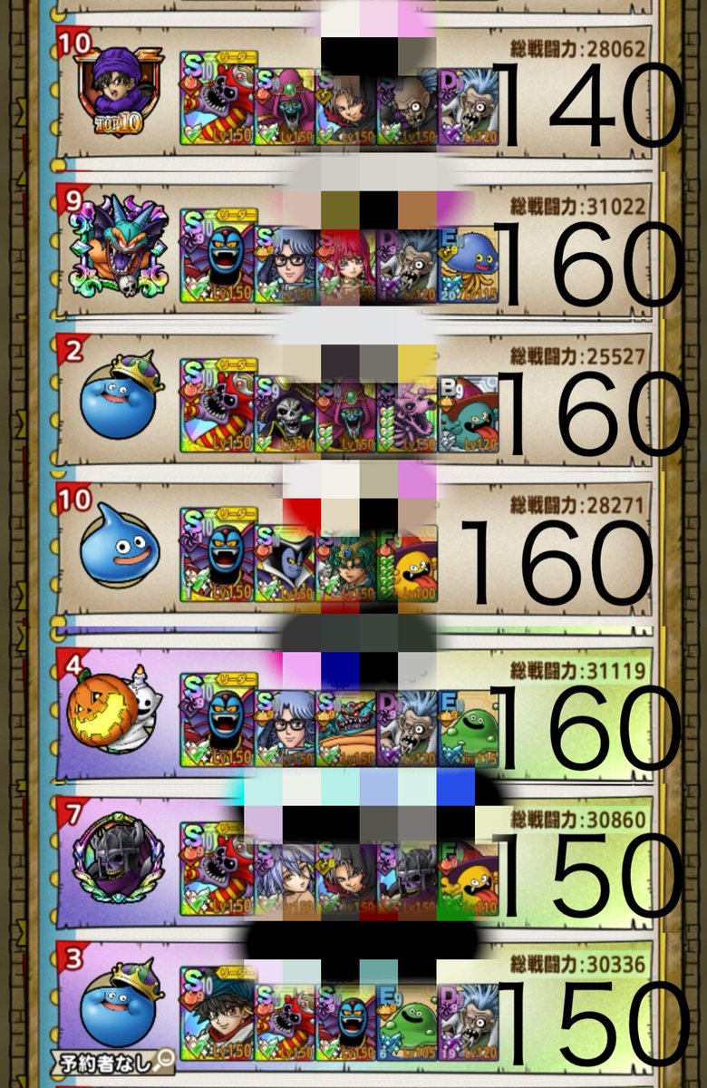 jonio1028's tweet photo. ギルド大会まとめ
攻め140-160-160-160-160-150-150
防衛0-0-115-110-140-160-120

攻めはいつも通り😇
防衛は唯一、ninaネキにヤラれた😩ｸｿｯ
（お腹が痛くなければ…🤥ｶﾝｹｲﾅｲ）

今回のギルド大会はMAGさんでの参加となりましたが楽しくやれました🙌

最終日勝ちましょー！

#ドラクエタクト https://t.co/ynY6f2Heyv